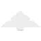 Ekena Millwork Kennewick Architectural Grade PVC Gable Bracket, 36"W x 15"H x 4"D x 6"F, 10/12 Pitch GBP036X15X0406KEN00 - alternate 5